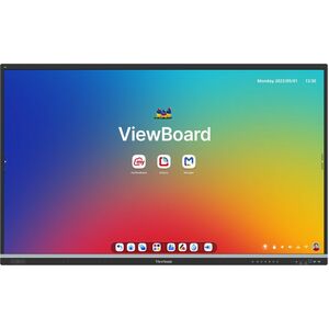 ViewSonic ViewBoard IFP6551 1651 mm 4K UHD LCD Écran de collaboration - 8 Go DDR SDRAM - Ultra Fine Touch (UFT) - Écran ta