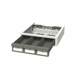 Ergotron Drawer - TAA Compliant - Small - 340.2 g Load Capacity - 3 - Removable, Key Lock, Drawer Divider