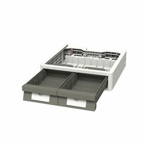 Ergotron Drawer - TAA Compliant - Medium - 907.2 g Load Capacity - 2 - Drawer Divider, Key Lock, Removable