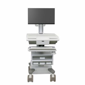 Ergotron Mosaic Display Cart - 2-Tiers - 4 Drawer (1x3)