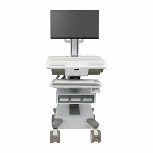 Ergotron Mosaic Display Cart - 1-Tiers - TAA Compliant - 3 Drawer - 19.50 kg Load Capacity - 4 Casters - 61 cm (24") Scree