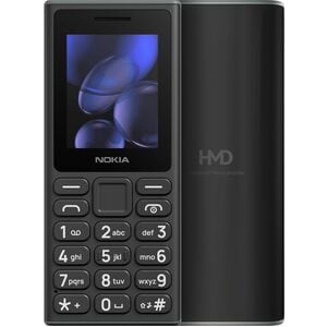 Nokia 105 (2024) 4 MB Feature Phone - 5.1 cm (2") TFT LCD QQVGA 120 x 160 - 4 MB RAM - 2G - Black - Bar - 2 SIM Support - 