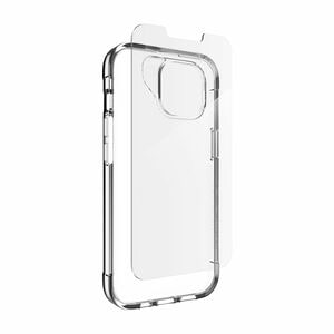 ZAGG Luxe Case for Apple iPhone 16e, iPhone 15, iPhone 14, iPhone 13 Smartphone - Ripple Pattern - Clear - Drop Resistant 
