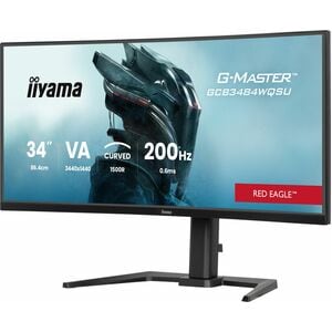 Moniteur de jeu LCD iiyama G-MASTER Titan Falcon GCB3484WQSU-B2 34" Classe UW-QHD Écran incurvé - 21:9 - Noir - 86,4 cm (3