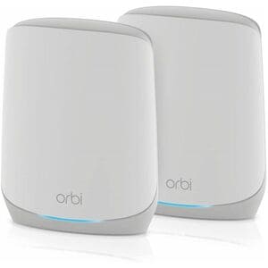 Netgear Orbi RBK762S Wi-Fi 6 IEEE 802.11 a/b/g/n/ac/ax Ethernet Wireless Router - Tri Band - 2.40 GHz ISM Band - 5 GHz UNI