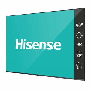 Hisense 50DP30FE 4K UHD Digital Signage Display - 16/7 Operation - 50" LCD - Vertical Alignment (VA) - 16 Hours/ 7 Days Op
