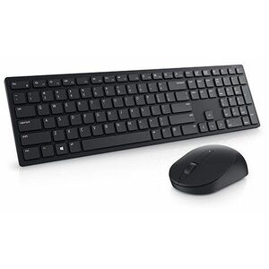 Dell Pro KM5221W Keyboard & Mouse - English (US) - Retail - USB Wireless RF 2.40 GHz Keyboard - Keyboard/Keypad Color: Bla