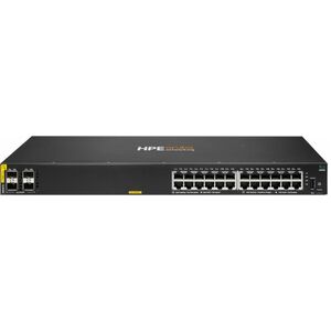 Aruba CX 6000 24 Ports Manageable Ethernet Switch - Gigabit Ethernet - 10/100/1000Base-T - 2 Layer Supported - 4 SFP Slots