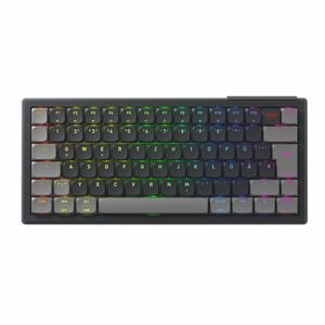 CHERRY XTRFY K63W Pro G8A-2560 Gaming Keyboard - Compact - Wired/Wireless Connectivity - USB 2.0 Type A Interface - RGB LE