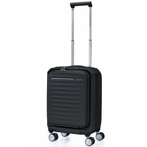 American Tourister Frontec Travel/Luggage Case (Suitcase) for 35.6 cm (14") Travel - Black - Shock Absorbing - Polycarbona