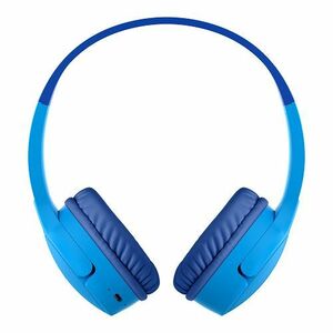 Belkin SoundForm Mini Gen2 Kabel/Kabellos Auf den Ohren, Kopfbügel Stereo Headset - Blau - Binaural - 914,4 cm Reichweite 