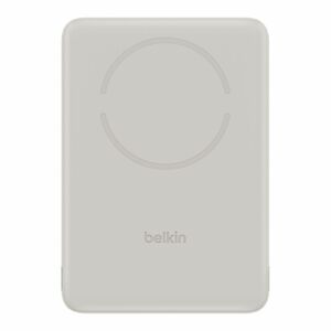 Belkin BoostCharge Stromspeicher - Sand - für Qi2-fähiges Gerät, iPhone, MagSafe-fähiges Gerät, Android-Gerät, Smartphone,