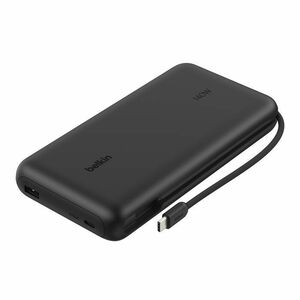 Belkin UltraCharge Pro Power Bank - Black - For Notebook, Tablet PC, Smartphone, MacBook Pro, iPad Air, iPad Pro, iPhone -