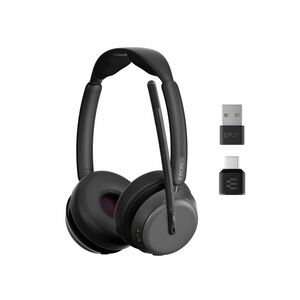 EPOS IMPACT Wireless Over-the-head Stereo Headset - Microsoft Teams Certification - Binaural - Supra-aural - 2987 cm - Blu