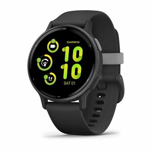 Garmin vívoactive 5 Smart Watch - Slate, Black Case Color - Black Band Color - Aluminium, Anodized Aluminium Case Material