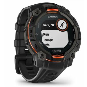 Garmin Instinct 3 Smart Watch - Black, Twilight Body Color - Black, Twilight Band Color - Aluminium Body Material - Fiber 