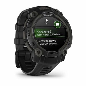 Garmin Instinct 3 Smart Watch - Metal Body Material - Polymer Case Material - 3.3 cm (1.3") - AMOLED Display - GPS - 768 H