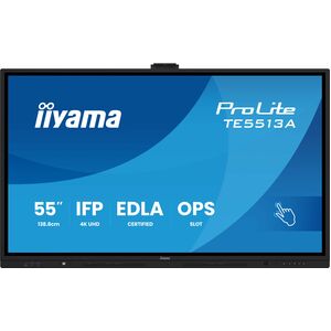 iiyama ProLite TE5513A-B3AG 1386,84 mm 4K UHD LCD Collaboration Display - ARM Cortex A72 + A53 - 6 GB - Touchscreen - 16:9