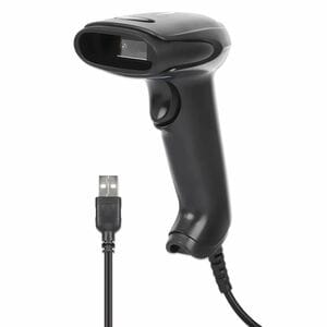Contact CCD Handheld Barcode Scanner, USB, 60mm Scan Width, Cable 152cm, Max Ambient Light 5,000 lux (sunlight), Black, Th