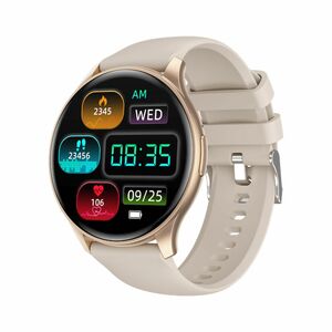 Carneo Gear+ Essential 2nd Generation Smart Watch - 8 mm Case Thickness - 44 mm Case Width - Gold, Yellow Body Color - Gol