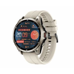 Carneo GTR eXpedition Smart Watch - 11 mm Case Thickness - 44 mm Case Width - Silver, Gray Sand, Titanium Silver Body Colo