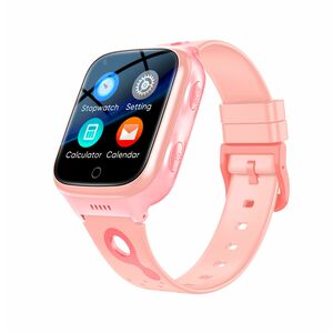 Carneo GuardKid+ 4G Platinum Smart Watch - 47 mm Case Height - 16 mm Case Thickness - 41 mm Case Width - Children - Pink B