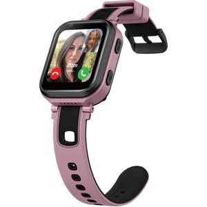 Carneo Smart Watch - 47 mm Case Height - 16 mm Case Thickness - 41 mm Case Width - Children - Pink, Black Body Color - Wir