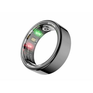 Carneo Smart Ring - Finger Wearable - Titanium Black - Pedometer - Text Messaging, Push Notification - Stress, Heart Rate,
