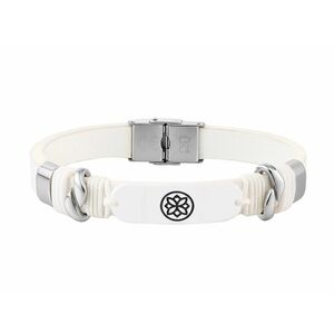 Carneo Smart Band - White Band Color - Leather Band Material - Near Field Communication - Water Proof
