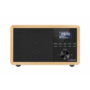 Carneo P530 Clock Radio - 2 x Alarm - DAB+, FM, DAB - USB - Speaker, Wireless Charging