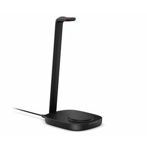 Poly Wireless Charging Stand - 25.4 cm Height x 14.2 cm Width x 10.7 cm Depth - Desktop - Black - For Headset, Smartphone 