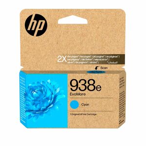 HP EvoMore 938e Original High Yield Inkjet Ink Cartridge - Cyan - 1 Pack - 1,650 pages