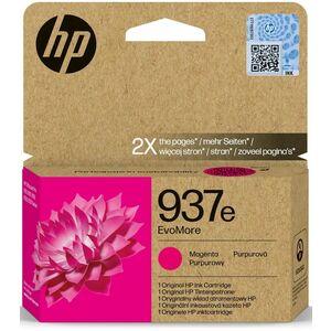 HP EvoMore 937e Original High Yield Inkjet Ink Cartridge - Magenta - 1 Pack - 1650 Pages