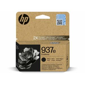 HP EvoMore 937e Original High Yield Inkjet Ink Cartridge - Black - 1 Pack - 53 mL - 2500 Pages