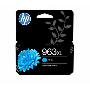 HP 963XL Original High Yield Inkjet Ink Cartridge - Cyan - 1 Pack - 1,600 pages