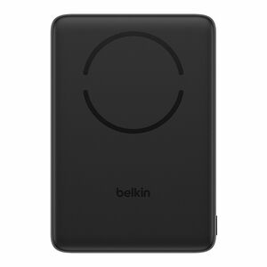 Belkin BoostCharge Stromspeicher - Schwarz - für Qi2-fähiges Gerät, iPhone, MagSafe-fähiges Gerät, AirPod, Android-Gerät, 