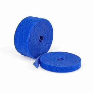 StarTech.com Kabelführung - Blau - 4 Pack Paket - Kabelbinder - 4,6 m Länge - Stoff