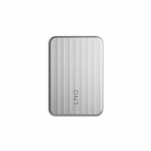 Xtorm LINQ Qi2 Wireless Power Bank - Grey - For iPhone, Mobile Device - 1 x Type-C 30W - Semi-solid-state - 10000 mAh - 25