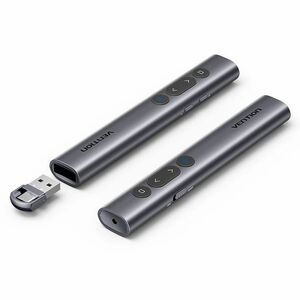 WIRELESS POWERPOINT PRESENTATIO N CLICKER WITH RED LASER POINTER