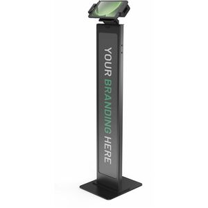 Universal Tablet Cling Extreme, Brandable Floor Stand - Black - Universal Tablet Cling Extreme, Brandable Floor Stand - Black