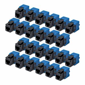 StarTech.com Gold Plated Network Connector - 24 / Pack - TAA Compliant - 1 x RJ-45 Network - Female - Black