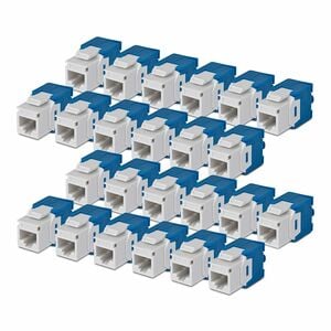 StarTech.com Gold Plated Network Connector - 24 / Pack - TAA Compliant - 1 x RJ-45 Network - Female - White