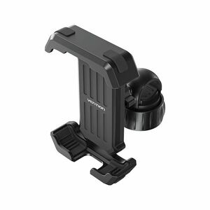 QUICK LOCK BIKE PHONE MOUNT WIT H KNOB BLACK SQUARE ABS TYPE