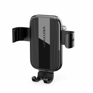 Vention Car, Smartphone SmartPhone Holder - Thermoplastic Polyurethane (TPU), Silicone, ABS - Black - Clip-on, Clamp, Secu