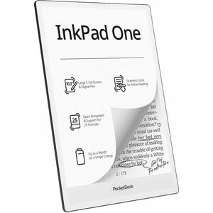 Lettore di testo digitale PocketBook InkPad One - Nero opaco - 32 GB Flash - 26,2 cm (10,3") Display - Touchscreen - 1404 