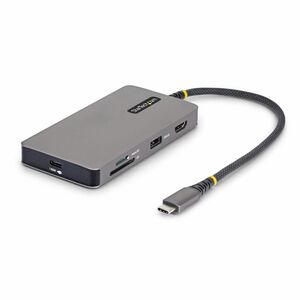 StarTech USB-C Multiport Adapter with 4K 60Hz HDMI, 140W Power Delivery, USB 10Gbps, GbE, SD / MicroSD Slots, Plug-and-Pla