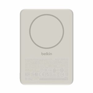 Belkin BoostCharge Power Bank - For Earbud, iPhone - 5000 mAh - 15 W - USB Type-C Connector - 1 x USB - Lightweight, Slim,
