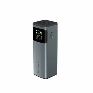 Hyperjuice HJ5501GL Power Bank - Grey - For Notebook, iPad Pro, MacBook Pro, iPhone, Mobile Workstation - 1 x Type-C 140W 