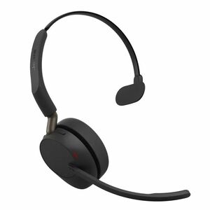 Jabra Evolve3 65 Wired/Wireless On-ear, Over-the-head Mono Headset - Microsoft Teams Certification - Monaural - Supra-aura