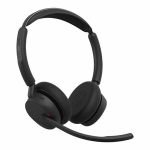 Jabra Evolve3 45 Wired/Wireless On-ear, Over-the-head Mono Headset - Monaural - Supra-aural - 3000 cm - Bluetooth - 16 Ohm